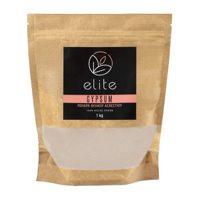 ELITE GYPSUM Πούδρα θειικού ασβεστίου 1 kg Εδαφοβελτιωτικά